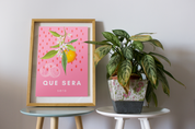 Que Sera Floral Print | Boho Decor