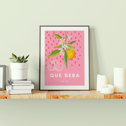 Que Sera Floral Print | Boho Decor