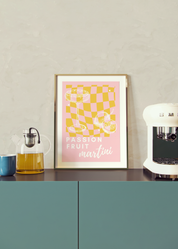 Passion Fruit Martini Print | Cocktail Prints