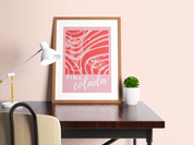 Pina Colada Print | Cocktail Prints