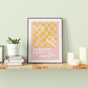 Passion Fruit Martini Print | Cocktail Prints