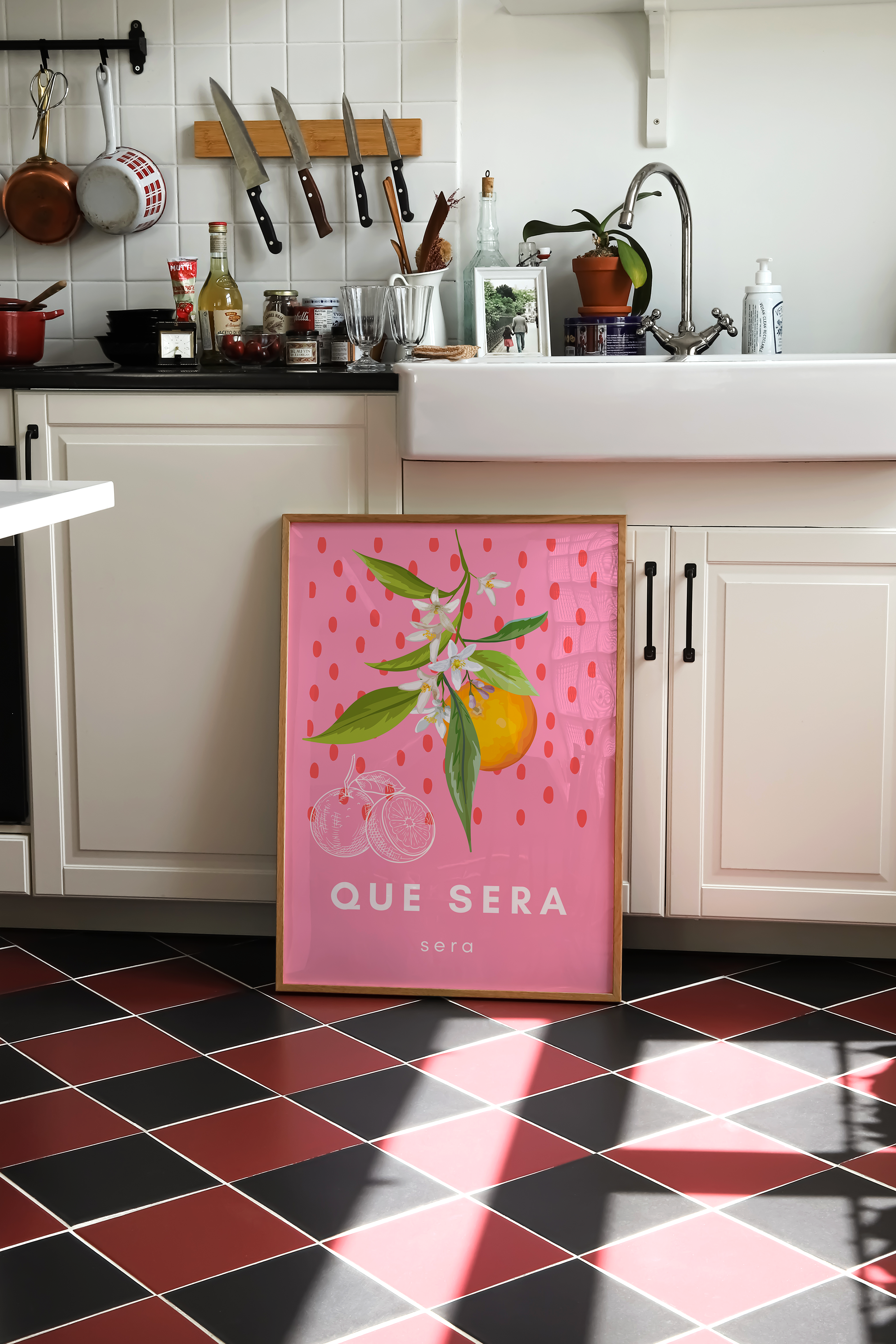 Que Sera Floral Print | Boho Decor