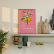 Que Sera Floral Print | Boho Decor