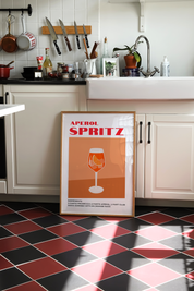 Aperol Spritz Print | Cocktail Prints