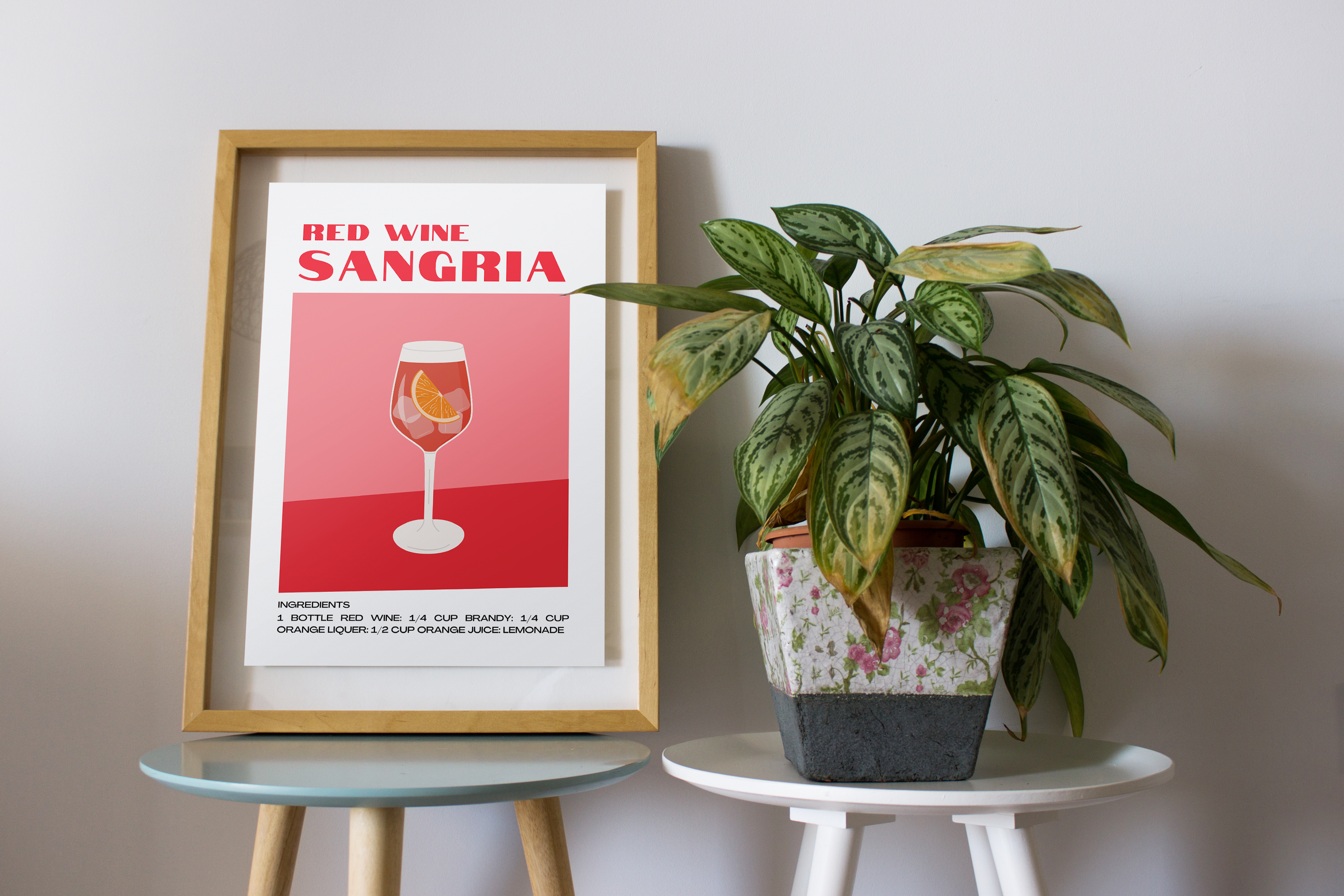 Sangria Print | Cocktail Prints