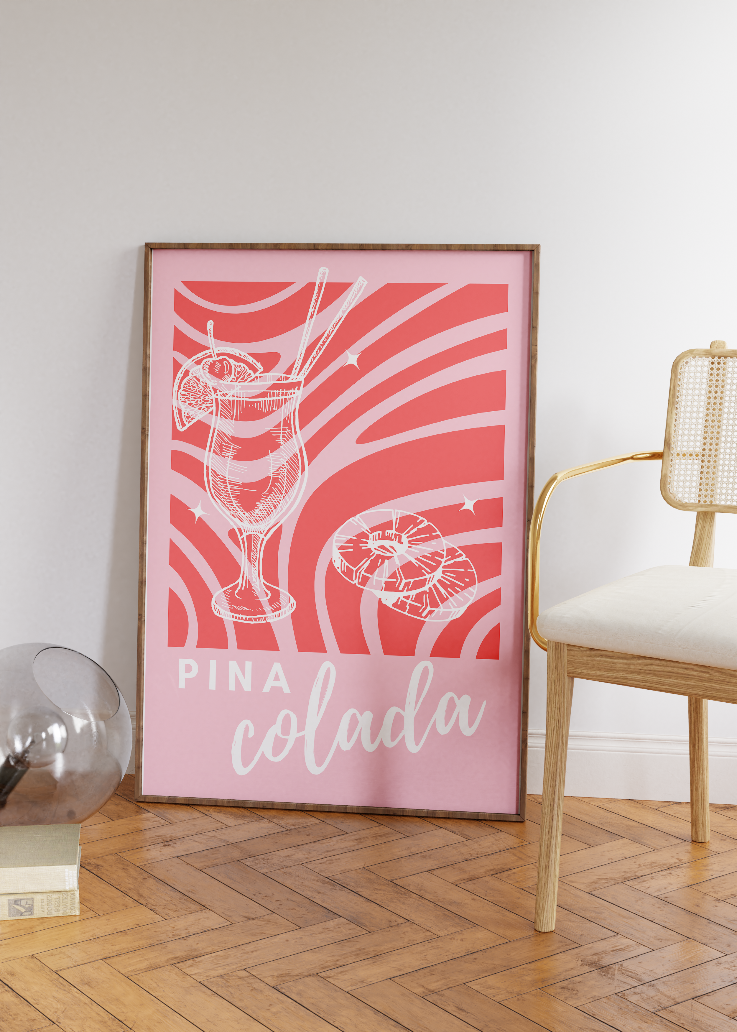 Pina Colada Print | Cocktail Prints