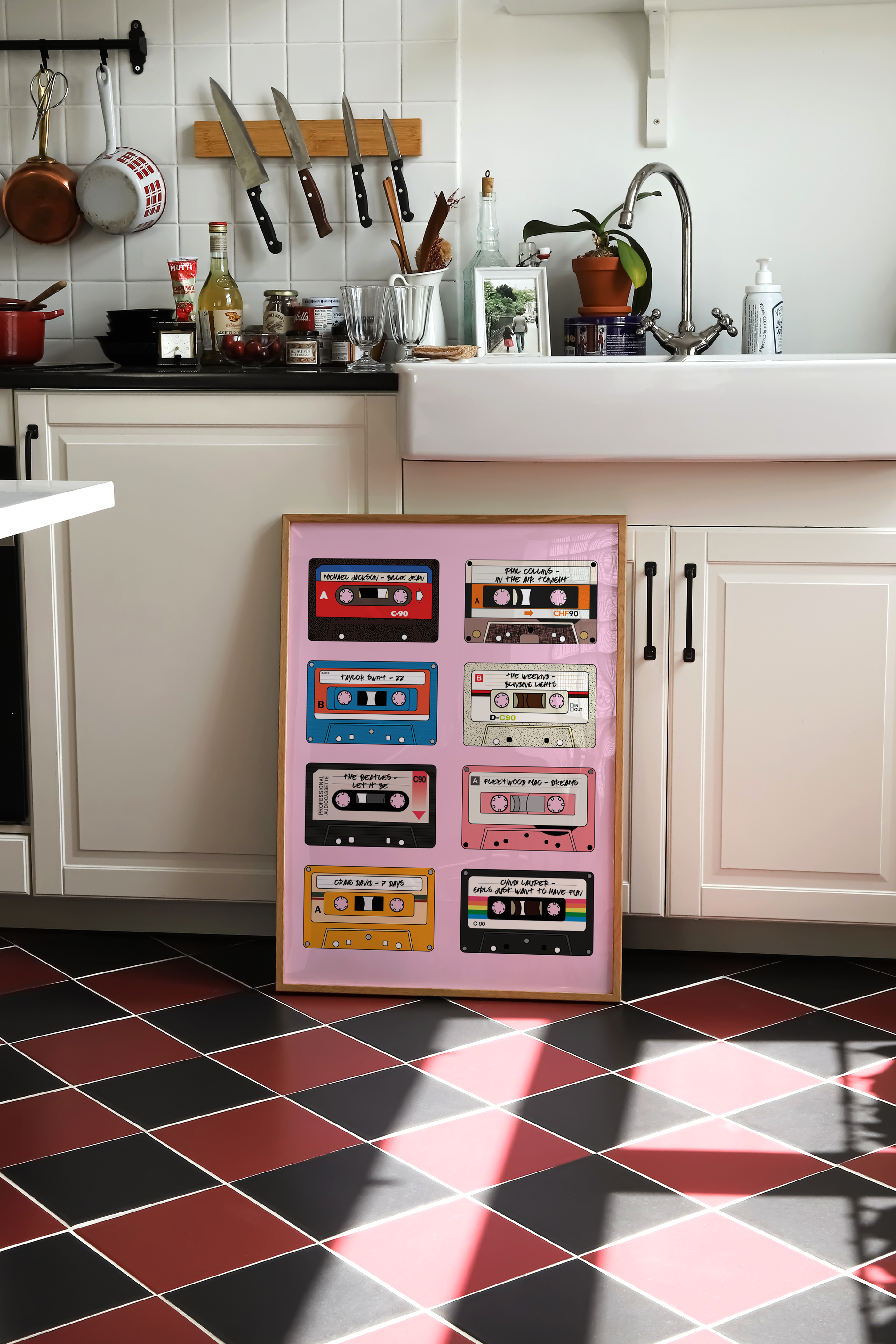 Personalised Cassette Tape Print | Retro Style Music Gift