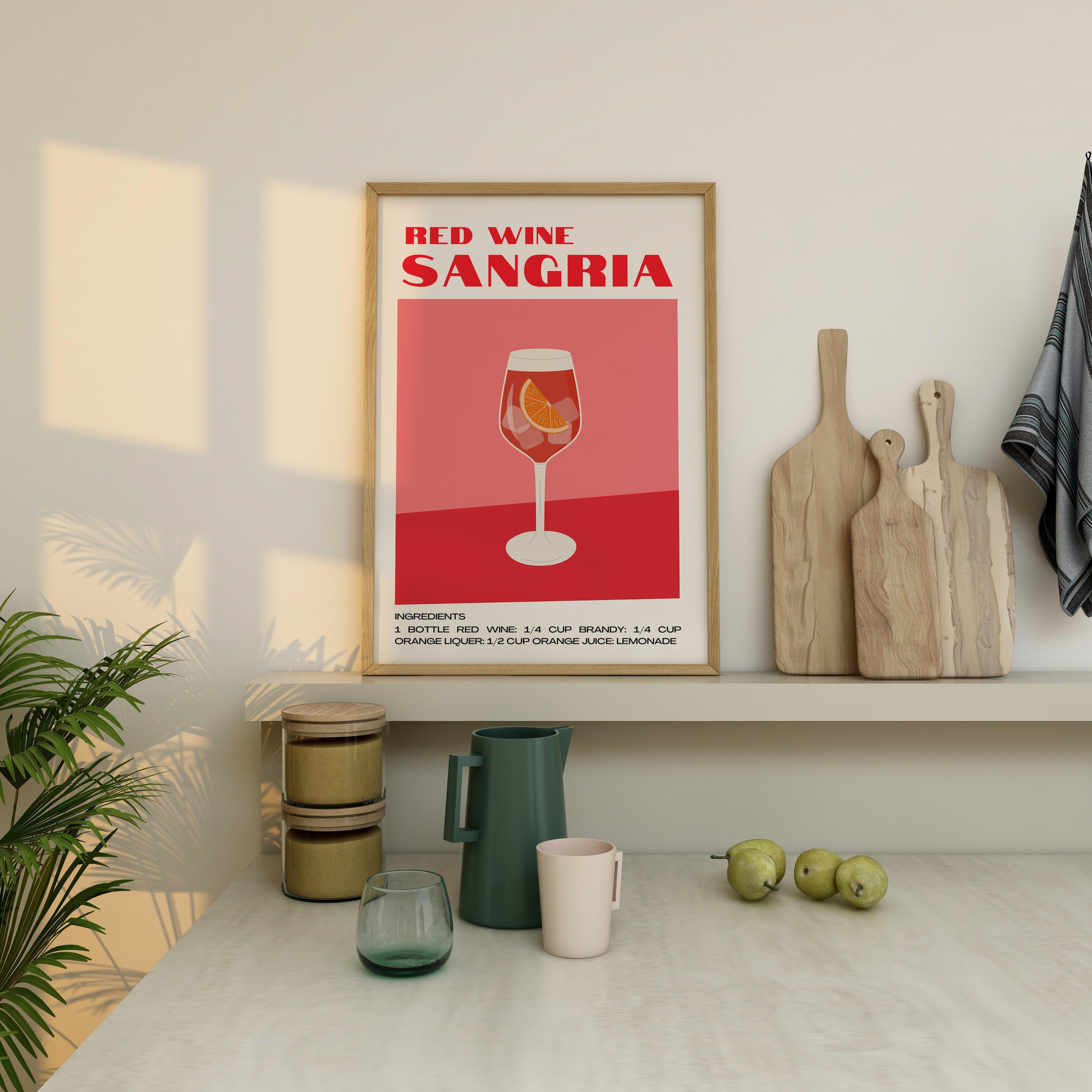 Sangria Print | Cocktail Prints