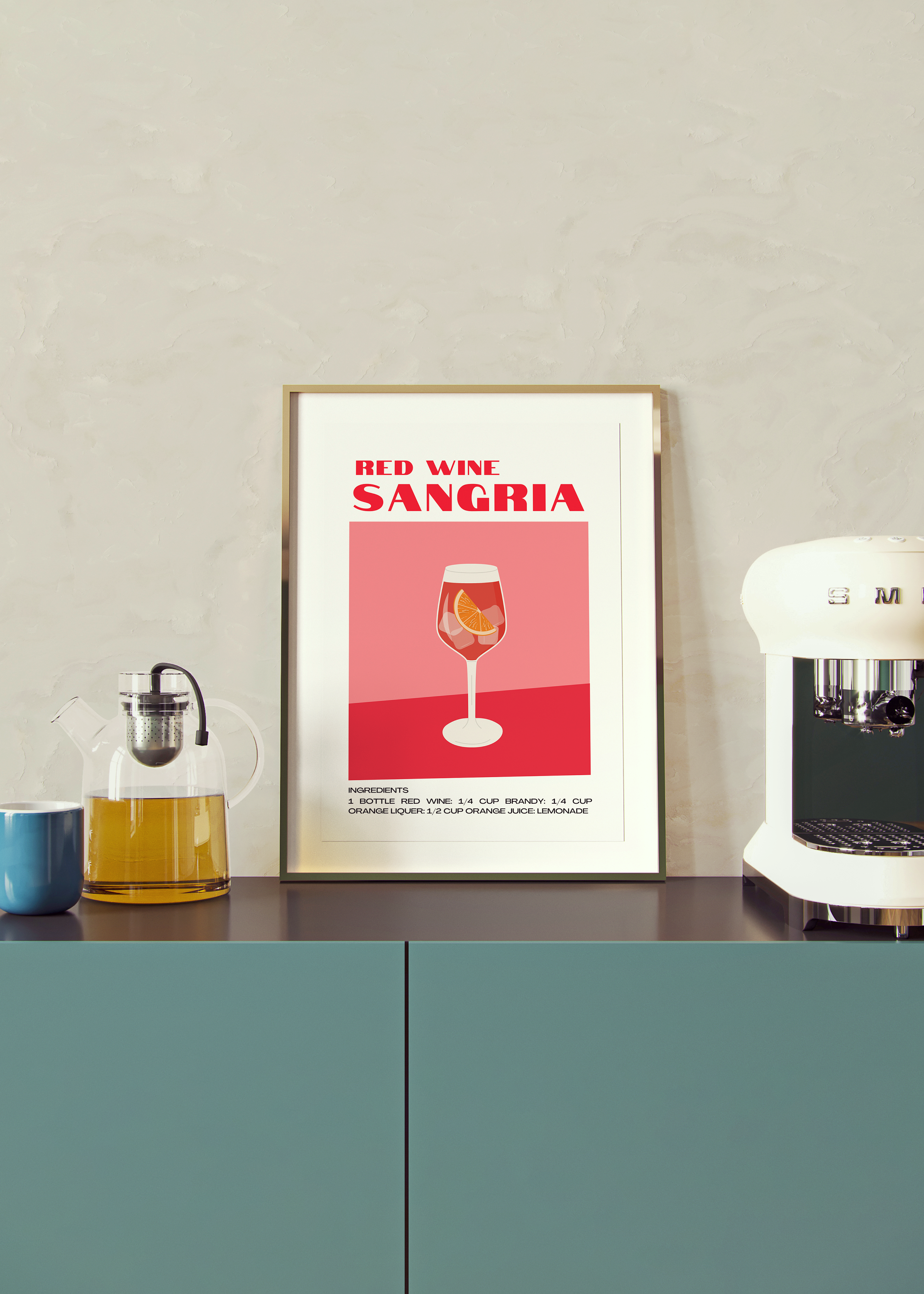 Sangria Print | Cocktail Prints